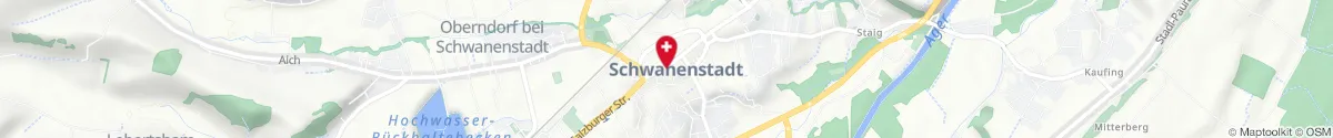 Kartendarstellung des Standorts für Apotheke am Stadtplatz in 4690 Schwanenstadt
